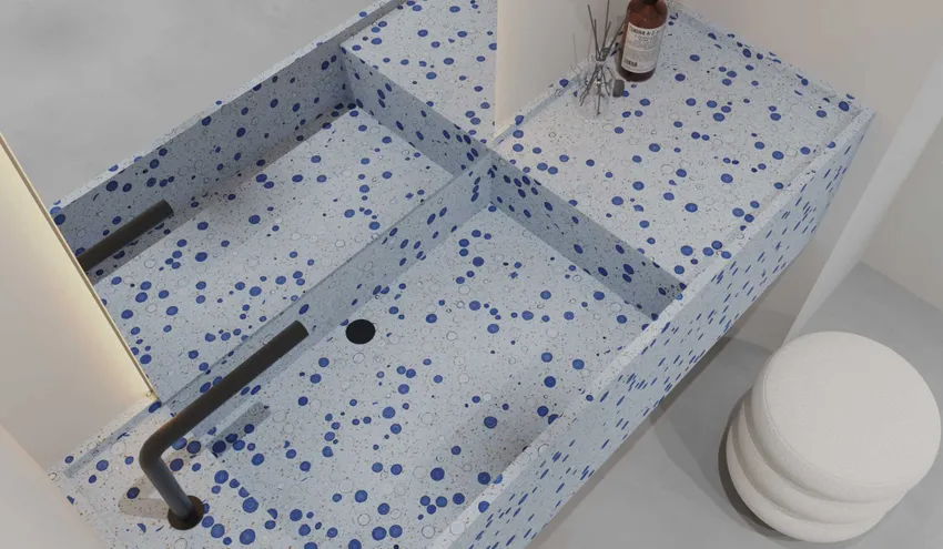 Терраццо Blue Ocean